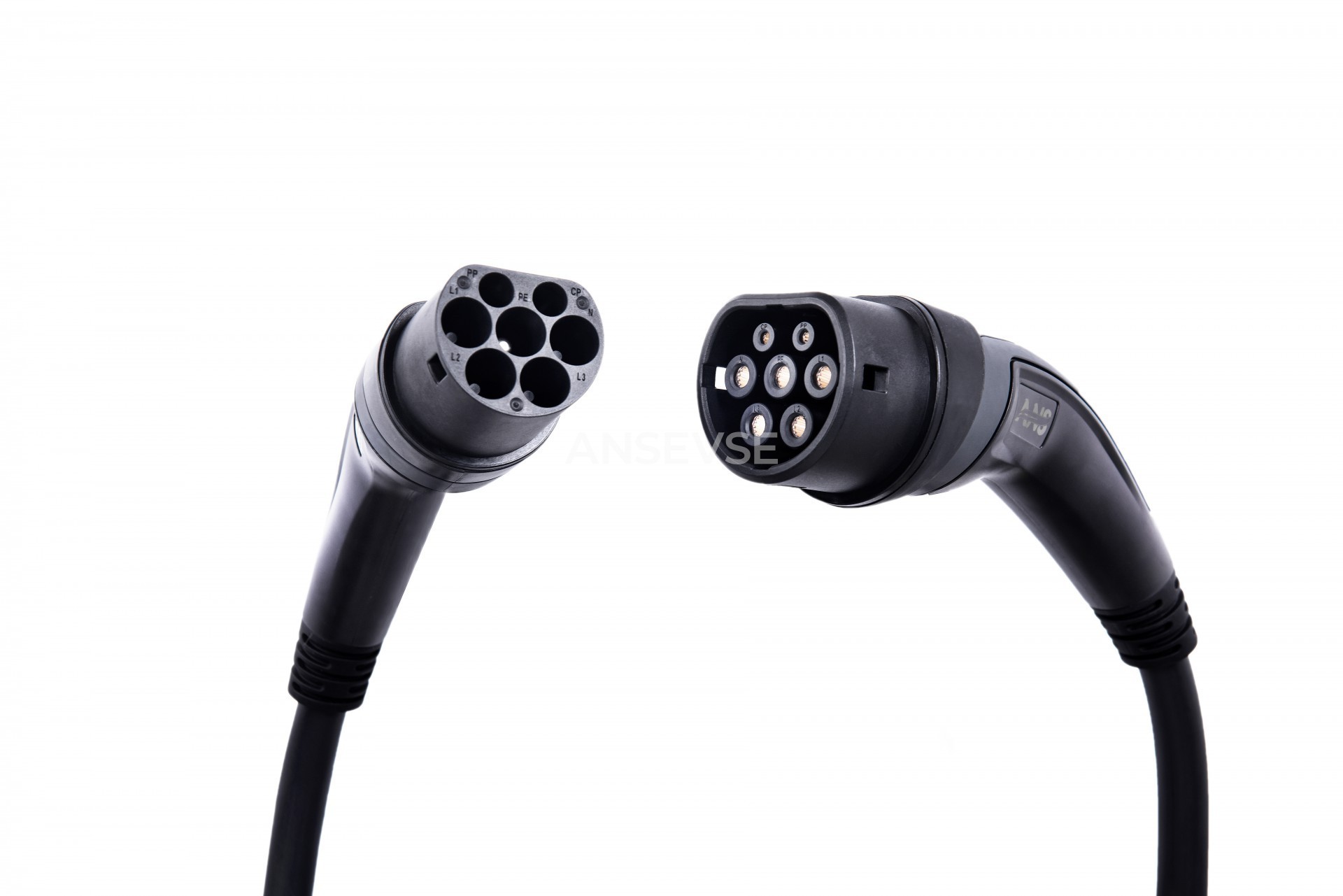 250V 1 Phase 7kW EV Type 2 Charging Cable Tethered EV Charger. شاحن EV