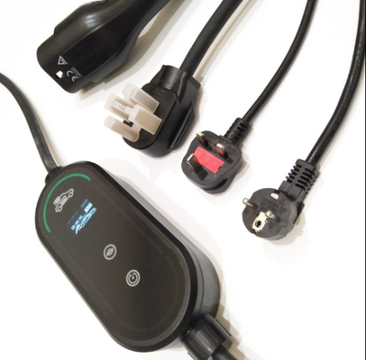 7KW Mode 2 Schuko Ev Charger 16a قابس طاقة مع مستشعر درجة الحرارة