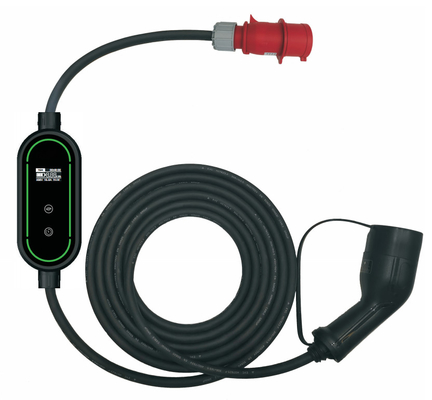 11kW نوع 2 EV شواحن محمولة حماية التسرب 480 فولت أمبير قابل للتعديل