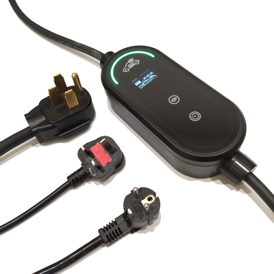شراء IP67 Type B Protection شاحن EV محمول ذكي 16A 3.6kW مع مستشعر درجة الحرارة التصنيع عبر الإنترنت