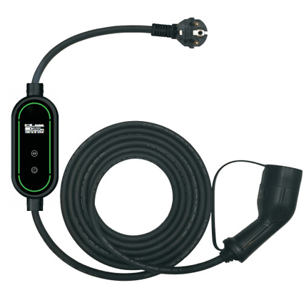 شراء شواحن السيارة الكهربائية المحمولة 3.6kW 16A 250V Mobile EV شواحن مع مستشعر درجة الحرارة Schuko Plug EN62752 CE التصنيع عبر الإنترنت