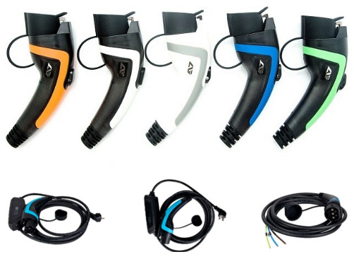 شراء 5m Electric Vehicle Type 2 Charging Cable 32A 250V AC Lightning Protection التصنيع عبر الإنترنت