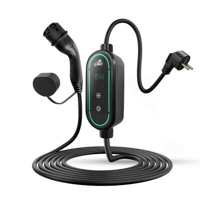 شراء شاحن محمول AC EV 3.6kW 7.4KW 11KW مع ضبط التيار التصنيع عبر الإنترنت
