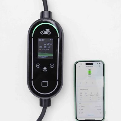 يشتري 3.68kW 16A شاحن Smart Home EV مع Wifi و Bluetooth تمكين شاشة LCD التصنيع عبر الإنترنت