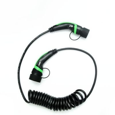ANS Green 16A Type 2 To Type 2 EV Cable قابس ذكر طور واحد إلى قابس أنثى