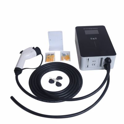 محطة شحن السيارة الكهربائية أحادية الطور UL94 V-0 32A IP67 مع كابل 5 أمتار