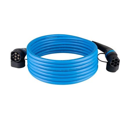 3 مراحل IEC 62196 طول الكابل المخصص شاحن كهربائي من النوع 2 إلى النوع 2 من كابل شحن EV مع قابس 32A