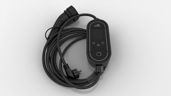سعر جيد 11KW Type2 EV Portable Charger with 2.4 inch Screen  EV Portable Charger with APP Control الانترنت