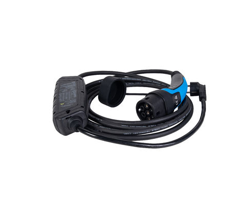 سعر جيد OEM EVSE النوع 2 شاحن EV محمول أحادي الطور 5 متر كابل الانترنت