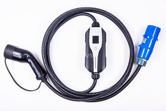 سعر جيد شاحن EV محمول من النوع 1 والنوع 2 16A مع قابس IEC309 CEE الانترنت
