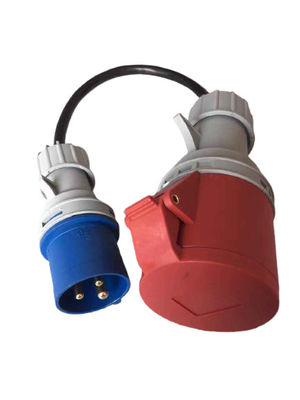 سعر جيد 32A 250V 5 Pin To 3 Pin Adapter IEC 60309 محول قابس من أجل الأحمر CEE إلى Blue CEE الانترنت